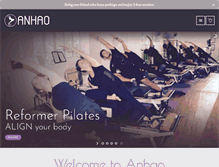 Tablet Screenshot of anhao-wellness.com